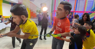 show de fútbol del Club América para fiestas infantiles