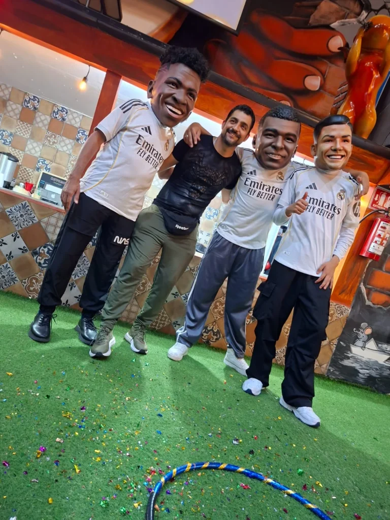 show de fútbol para fiestas del Real Madrid